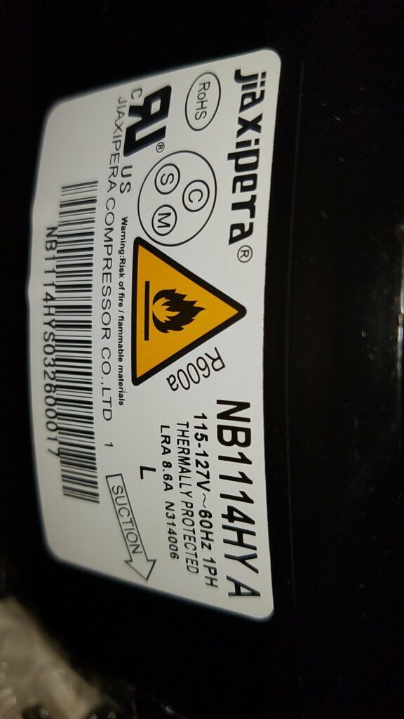 Compressor - R600a - BBA2/3