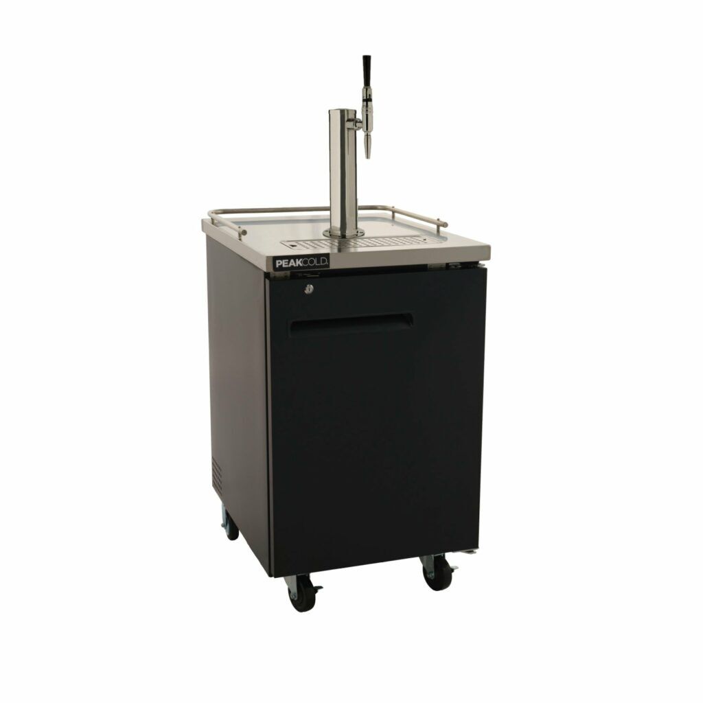 PeakCold Single Tap Nitro Coffee Kegerator