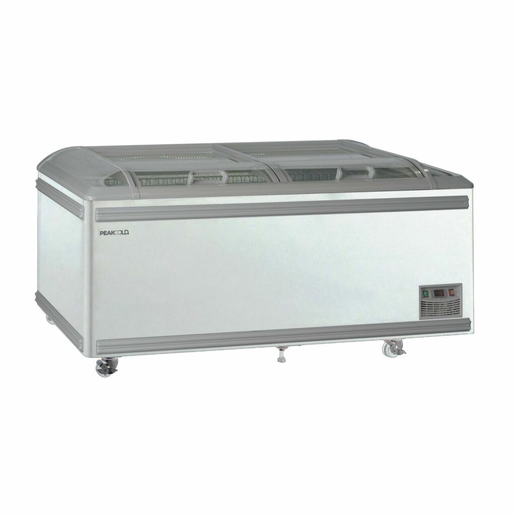 Peak Cold 58″ Island Freezer – White