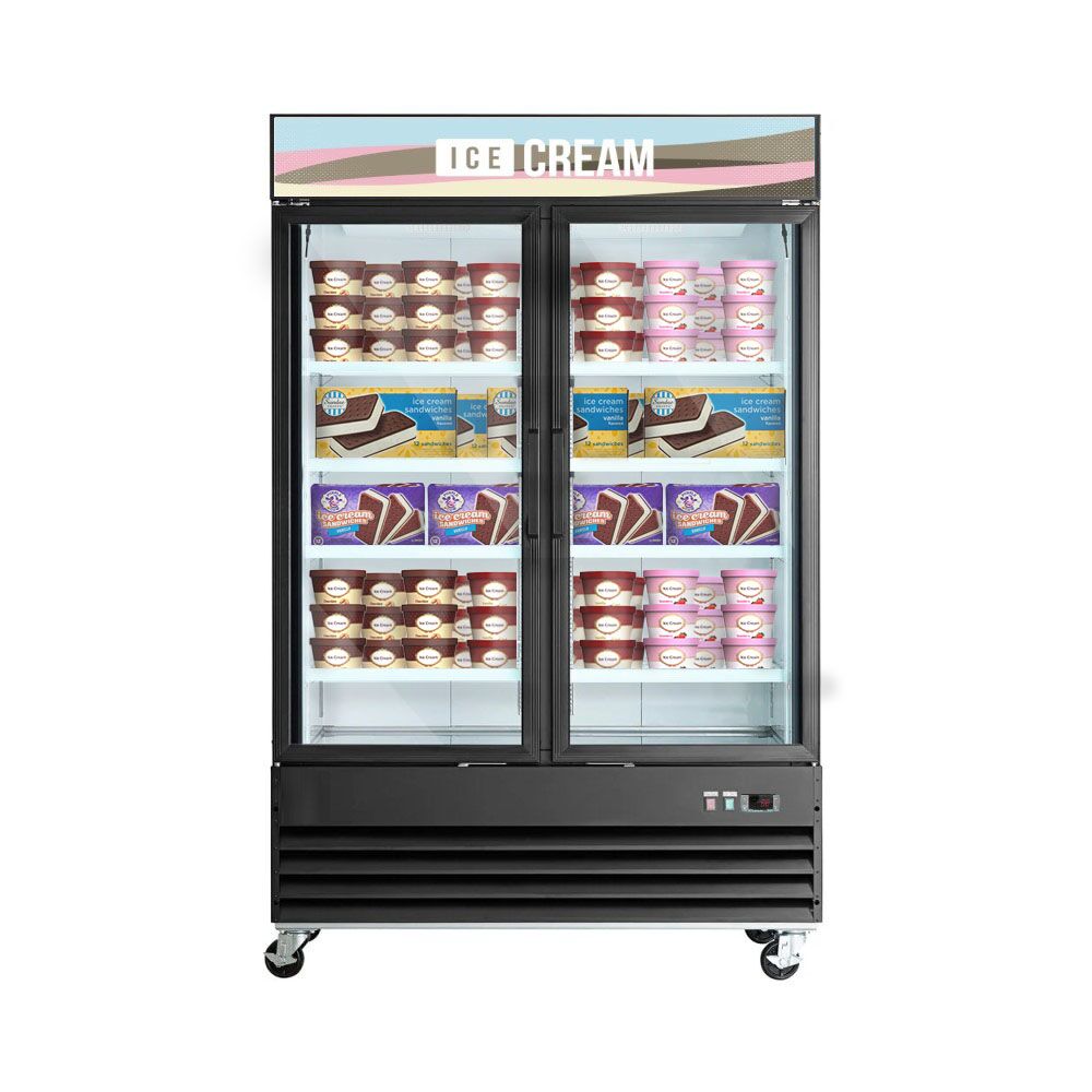 PeakCold Ice Cream Display Freezer – 23 CU Ft.
